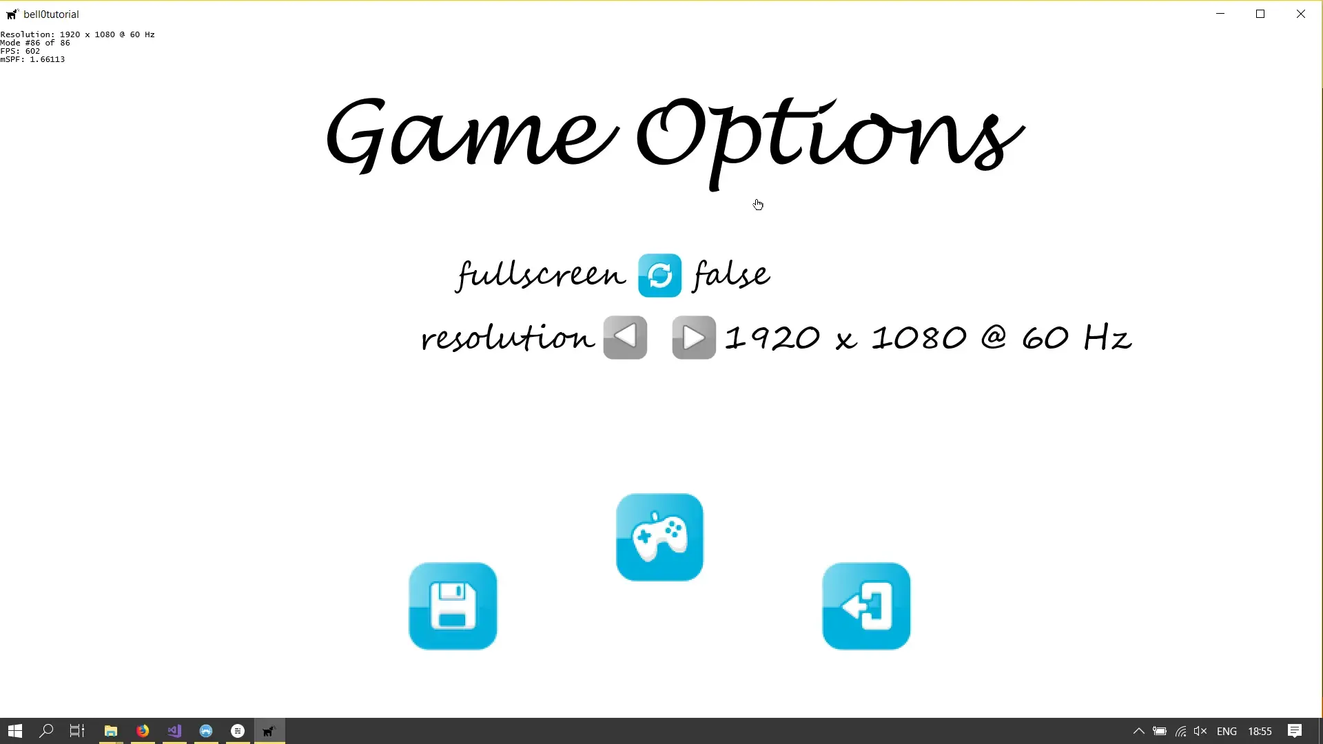 Options Menu